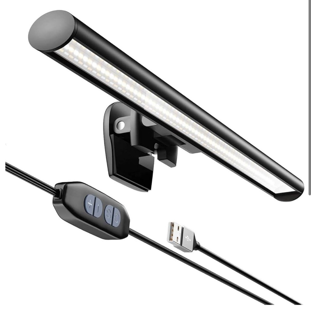 Black Monitor Light Bar
